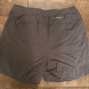 Birddogs Lined Gray Performance Shorts Elastic Waistband Quick-Dry XL